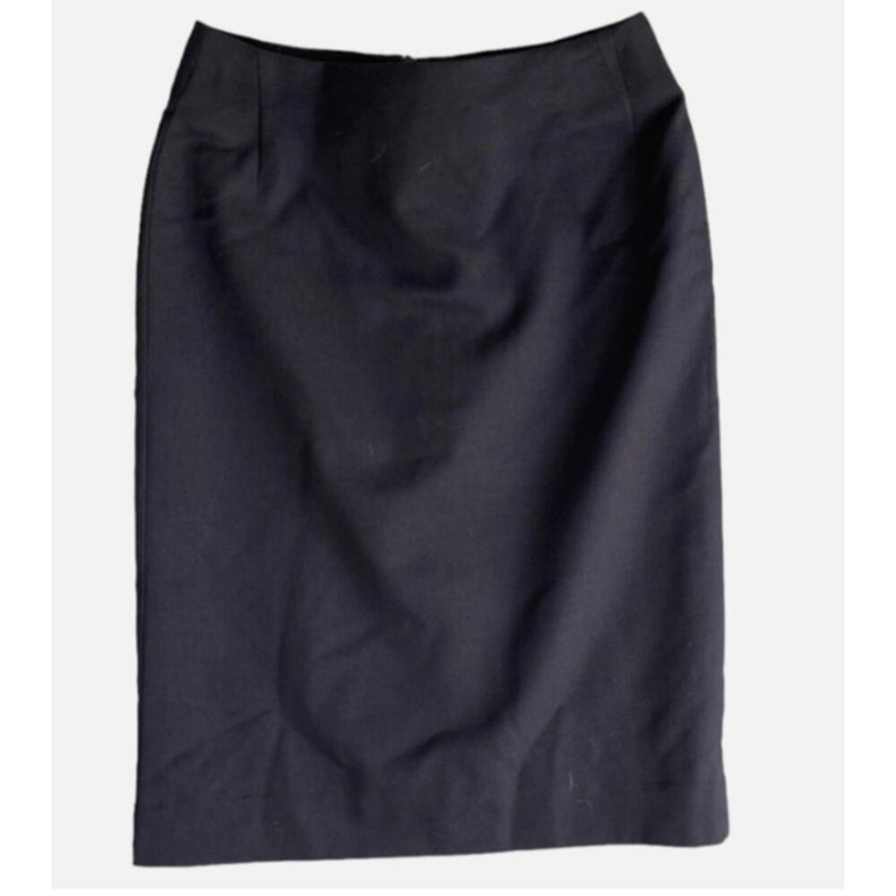 Brook Taverner Womens Black Pencil Skirt Polyester Lined Size 6R